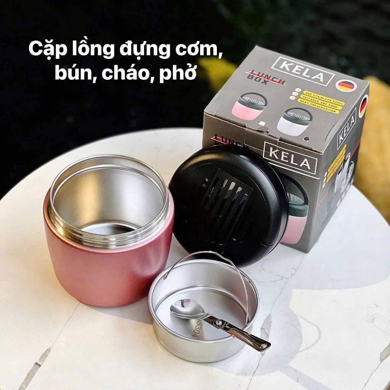 Cặp lồng cơm giữ nhiệt 1200ml kela - Ảnh 9